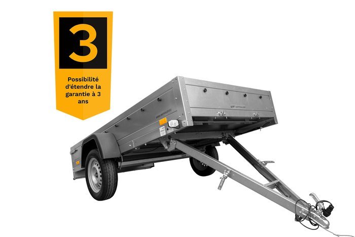 REMORQUE SIMPLE ESSIEU NITRAILER GARDEN TRAILER 264 KIPP