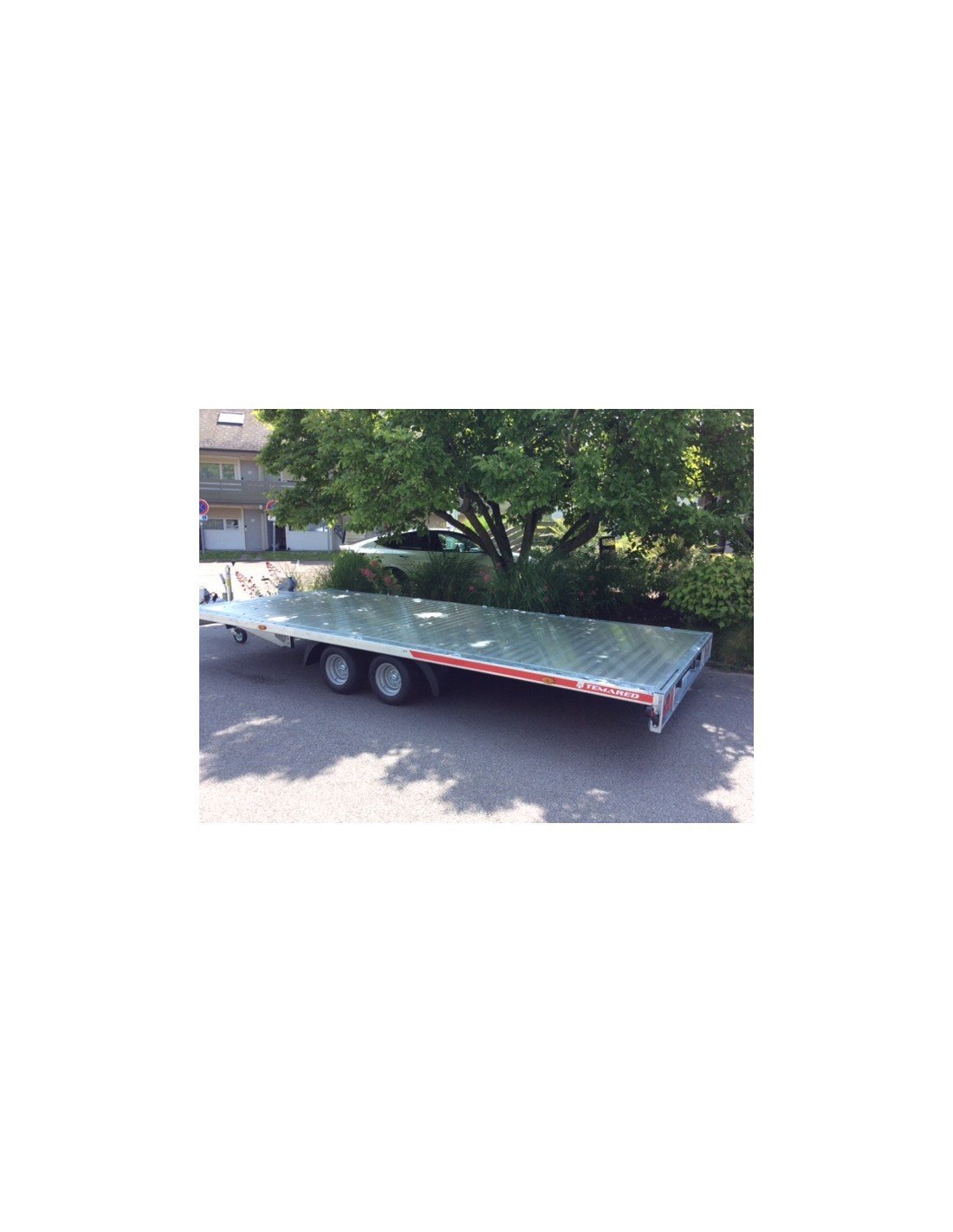 PLATEAU 2700 KG 506 X 216 REMORQUE TRANSPORTEUR CARPLATFORM 5121 ALU 2T700